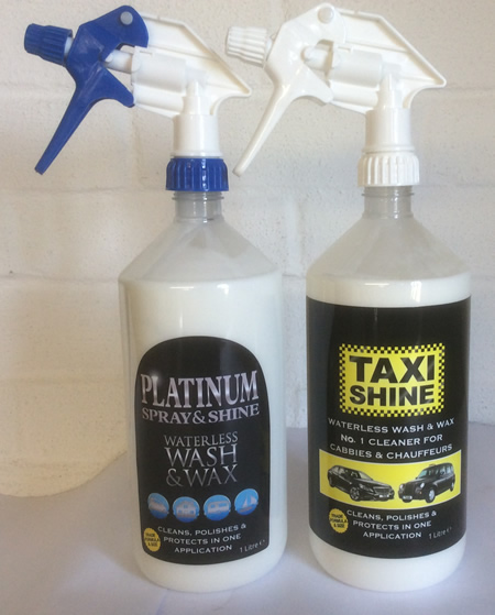 Platinum Spray & Shine - Spray & Trade bottles